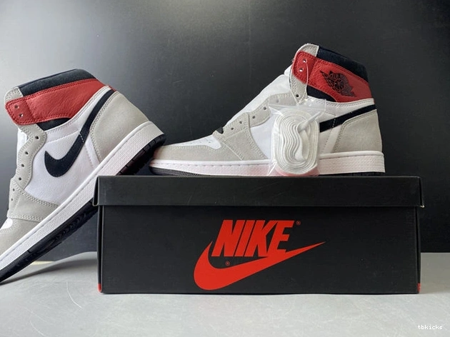 Cheap TBK Fashionable Grey Jordan1 3738 555088- Light Retro Smoke 1029